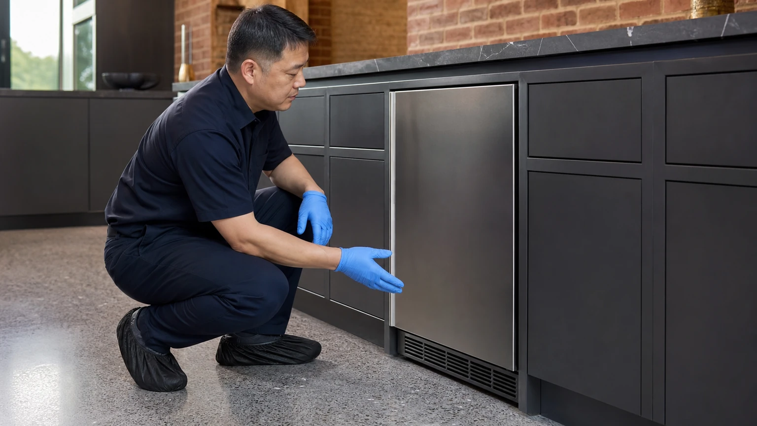 Undercounter ice maker diagnostic visit in North Stamford