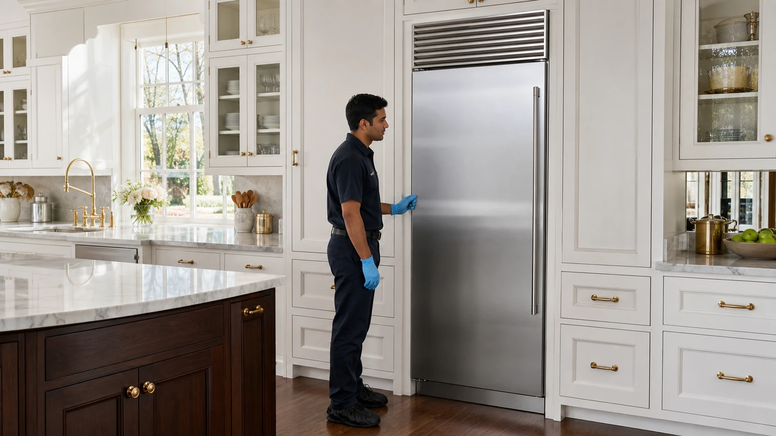Built-in refrigerator diagnostic visit in North Stamford